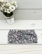 Load image into Gallery viewer, Nurse Love Front Knot Headband