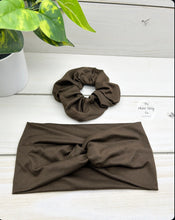 Load image into Gallery viewer, Coffee Front Knot Headband
