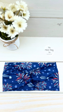 Load image into Gallery viewer, Fireworks Front Knot Headband