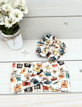 Load image into Gallery viewer, Vintage Cameras Front Knot Headband