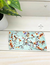 Load image into Gallery viewer, Ribbed Mint Antique Botanical Front Knot Headband