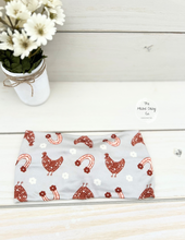 Load image into Gallery viewer, Chickens Rainbows Front Knot Headband