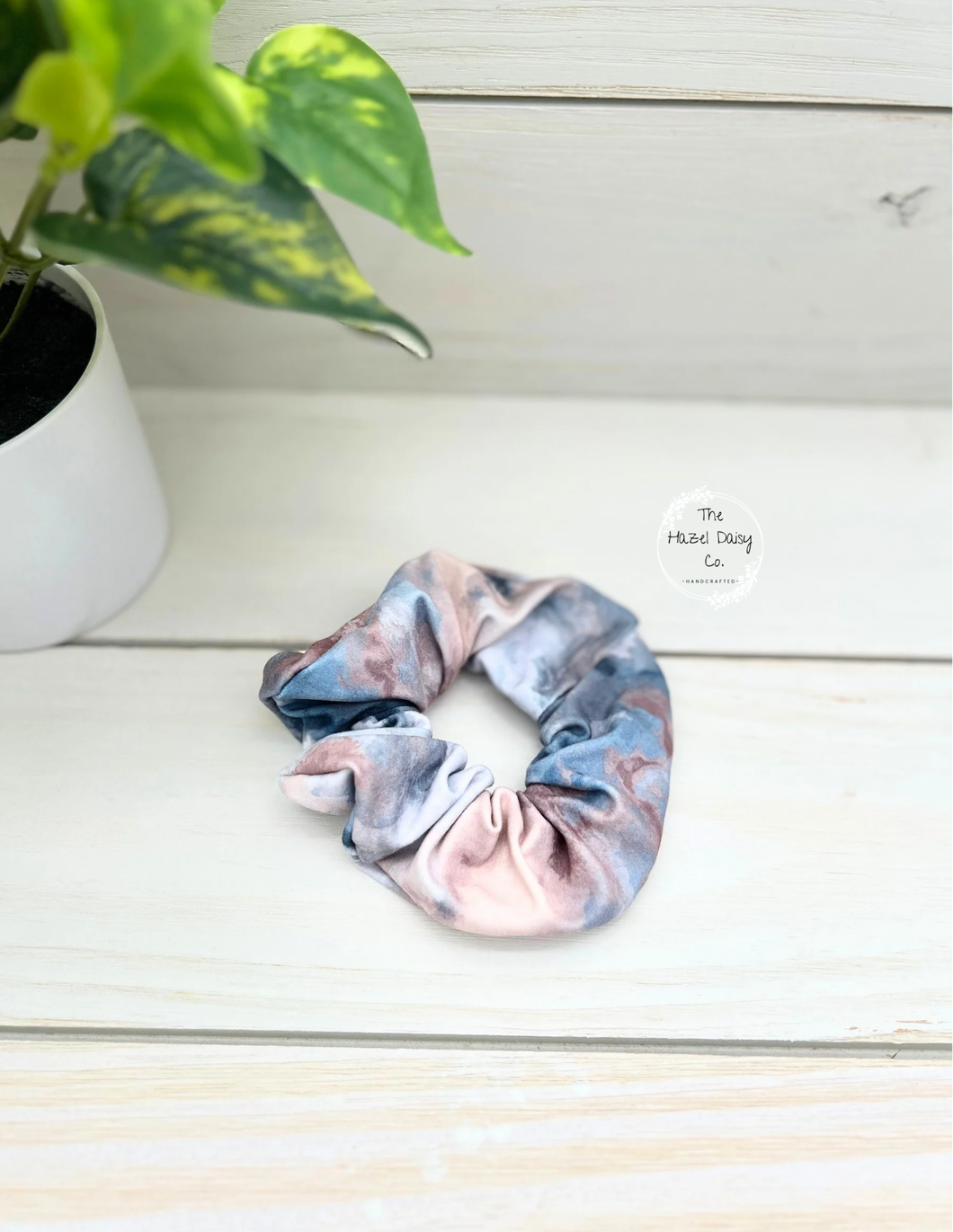 Abstract Marble Scrunchie
