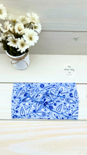 Load image into Gallery viewer, Blue Bandana Front Knot Headband
