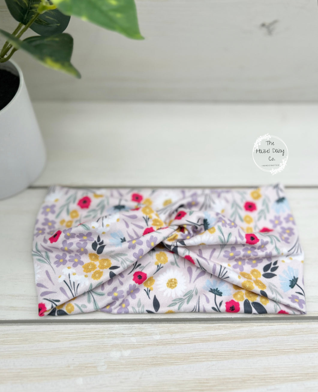 Spring Blossoms Front Knot Headband