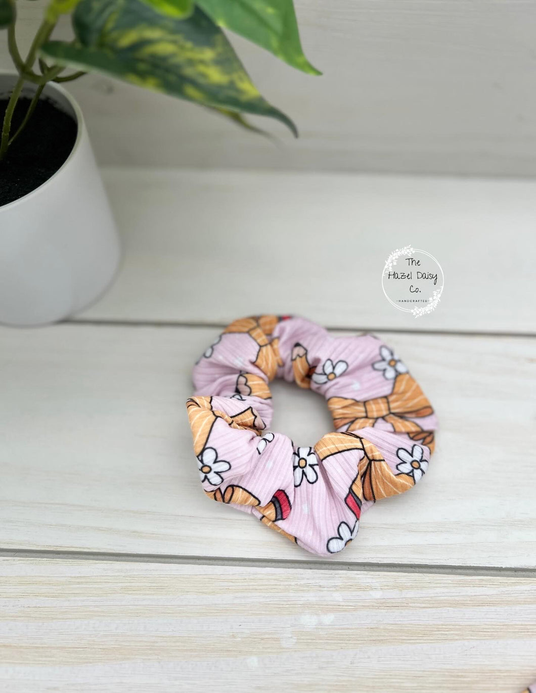 Pencil Bows Scrunchie