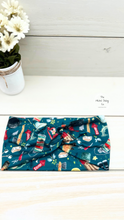 Load image into Gallery viewer, Camping Green Front Knot Headband
