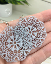 Load image into Gallery viewer, Silver Doilies Earrings

