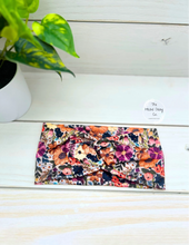 Load image into Gallery viewer, Embroidered Fall Floral Front Knot Headband
