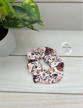 Load image into Gallery viewer, Cows and Flowers Scrunchie
