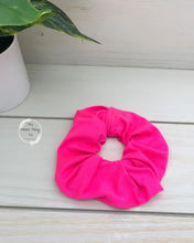 Load image into Gallery viewer, Neon Pink Scrunchie

