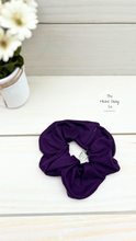 Load image into Gallery viewer, Purple Scrunchie
