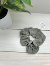 Load image into Gallery viewer, Heathered Olive Scrunchie
