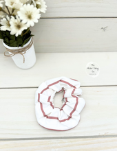 Load image into Gallery viewer, Mauve Stripe Scrunchie
