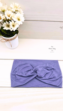 Load image into Gallery viewer, Dusty Purple Front Knot Headband
