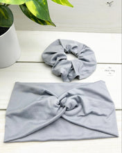 Load image into Gallery viewer, Gray Scrunchie
