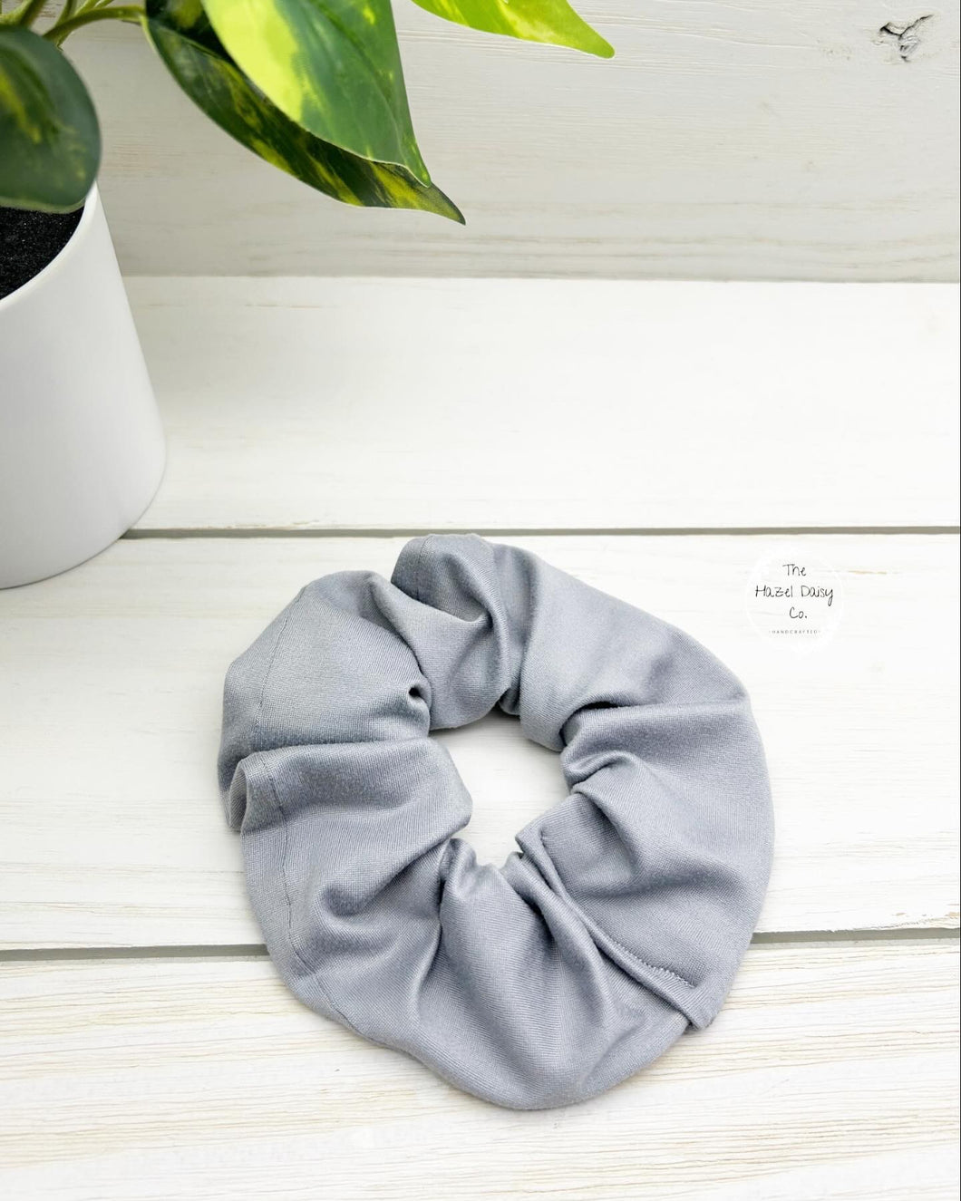 Gray Scrunchie