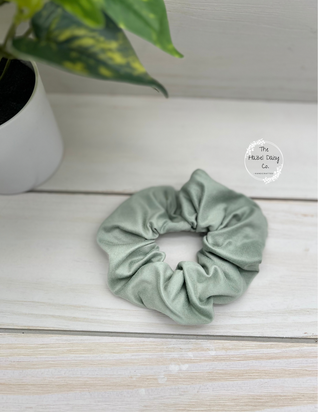 Vintage Mint Scrunchie