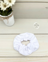 Load image into Gallery viewer, White Scrunchie
