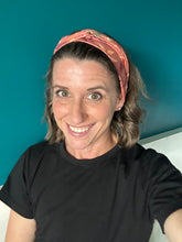 Load image into Gallery viewer, Autumn Leaves Terracotta Front Knot Headband
