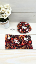 Load image into Gallery viewer, Fall Chickens Front Knot Headband
