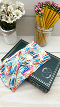Load image into Gallery viewer, Floral Book Stacks Front Knot Headband
