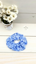 Load image into Gallery viewer, Blue Bandana Scrunchie
