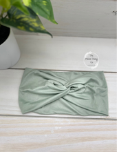 Load image into Gallery viewer, Vintage Mint Front Knot Headband
