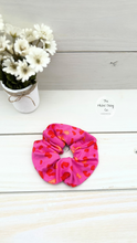 Load image into Gallery viewer, Hot Pink Leopard Scrunchie
