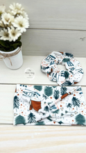 Load image into Gallery viewer, Camping White Scrunchie
