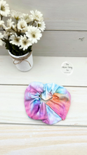 Load image into Gallery viewer, Purple Orange Tie Dye Scrunchie
