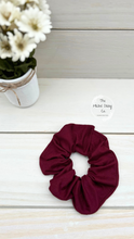 Load image into Gallery viewer, Burgundy Scrunchie
