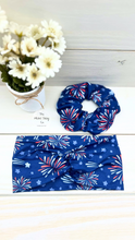 Load image into Gallery viewer, Fireworks Scrunchie
