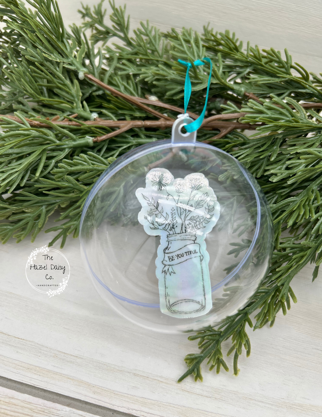 Ornament with beYOUtiful Sticker