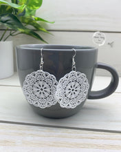 Load image into Gallery viewer, White Doilies Earrings
