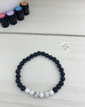 Load image into Gallery viewer, White Marbled Diffuser Bracelet
