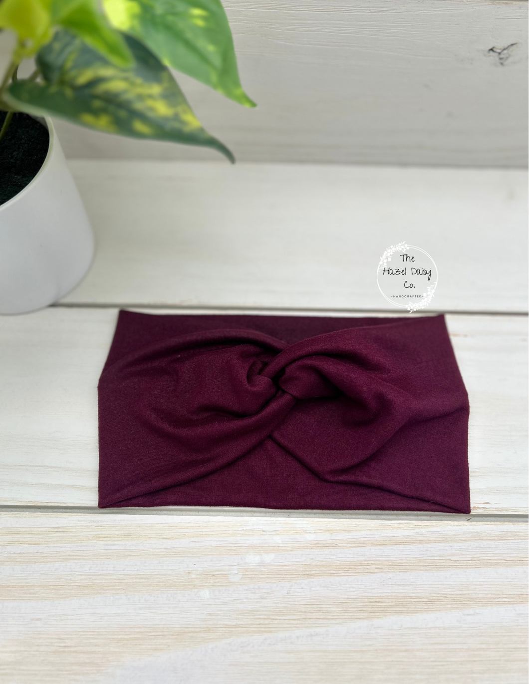 Merlot Front Knot Headband