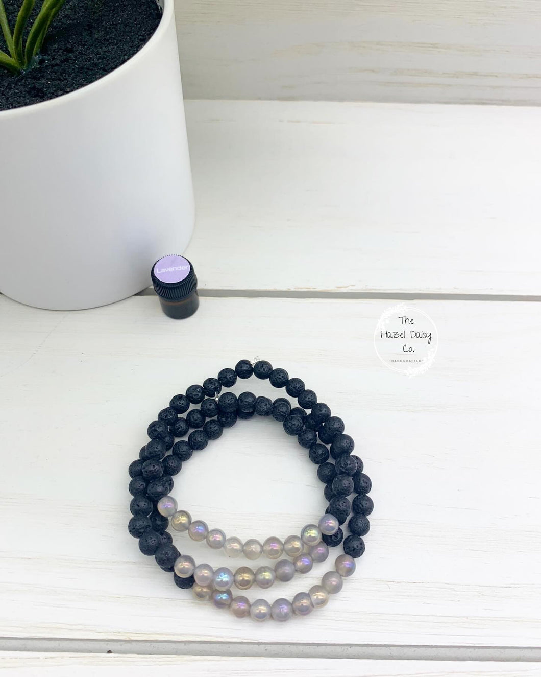 Lavender Shimmer Diffuser Bracelet