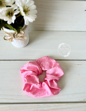 Load image into Gallery viewer, Tiny Hearts on Pink Scrunchie
