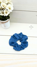 Load image into Gallery viewer, Denim Blue Scrunchie
