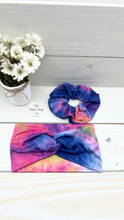 Load image into Gallery viewer, Bold Tie Dye Scrunchie
