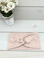 Load image into Gallery viewer, Taupe Front Knot Headband
