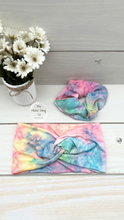 Load image into Gallery viewer, Bright Tie Dye Scrunchie
