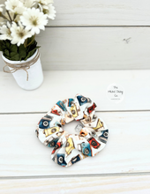 Load image into Gallery viewer, Vintage Cameras Scrunchie
