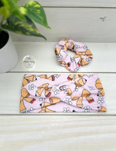 Load image into Gallery viewer, Pencil Bows Front Knot Headband
