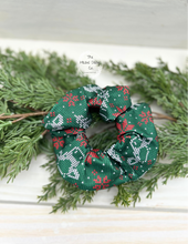 Load image into Gallery viewer, Christmas Cows Scrunchie
