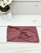 Load image into Gallery viewer, Plumwood Front Knot Headband
