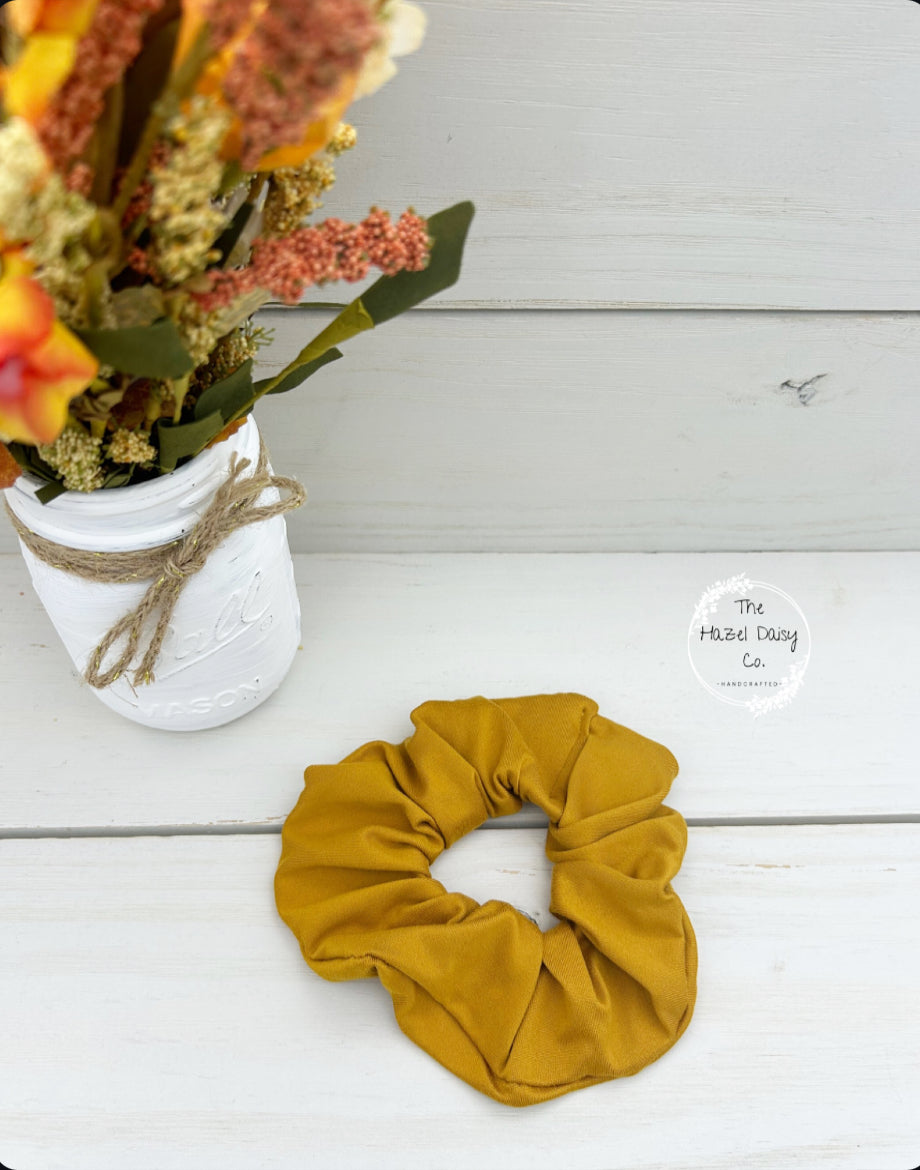 Mustard Scrunchie