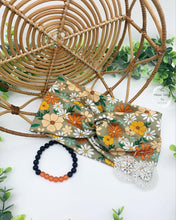 Load image into Gallery viewer, Retro Fall Daisies Front Knot Headband
