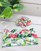 Load image into Gallery viewer, Eucalyptus and Berries Scrunchie
